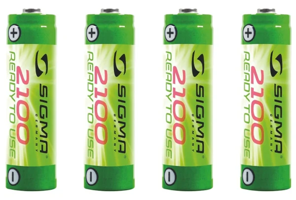 Sigma Smilux / Pava / Lightster Akku-Set Ni-MH-RTU (4 Stück AA Mit Je 2100mAh) Ausverkauft ! 1